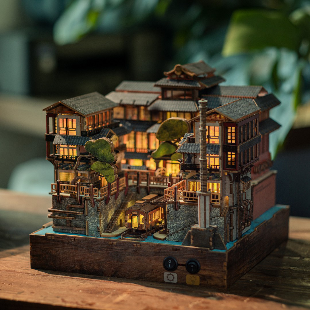 G.inz.an O.nsen Stre.et Handmade Book(Motion Scene)