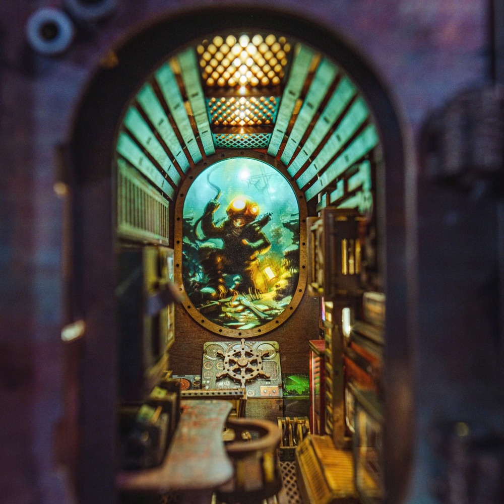 The Abandoned Submarine Book Nook