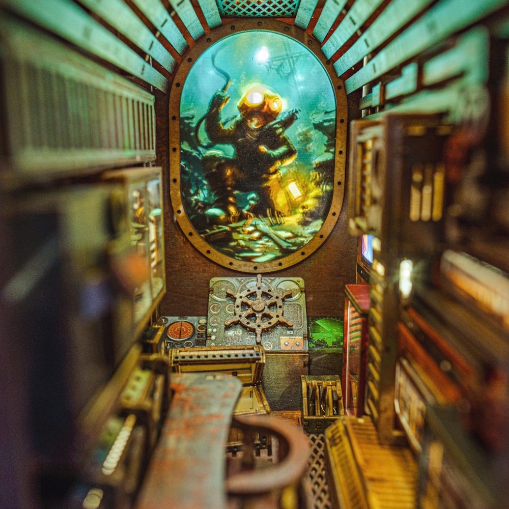 The Abandoned Submarine Book Nook