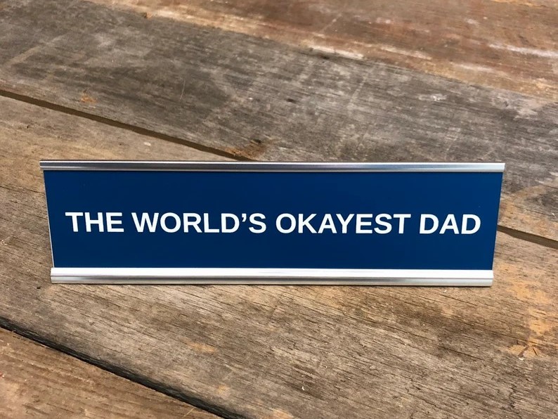 Funny Desk Sign Boss Gag Gift