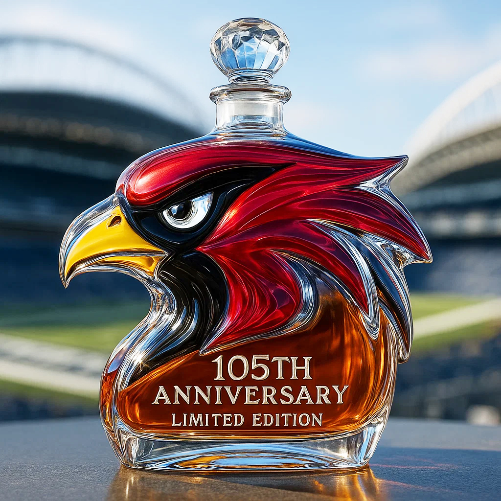 Arizona Cardinals 105th Anniversary Limited Edition Whiskey Bottle