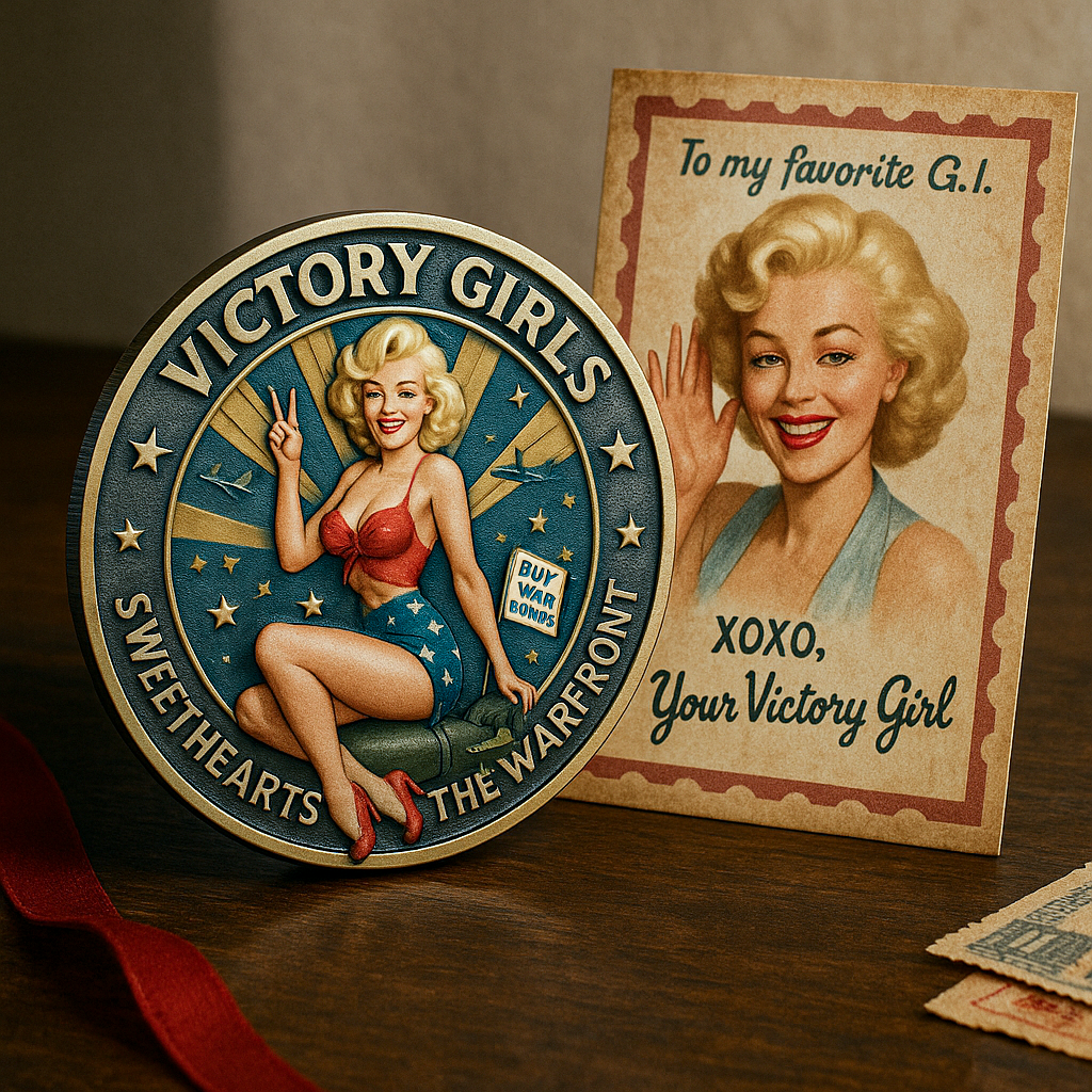 Victory Girls – Sweethearts of the Warfront Challenge Coin