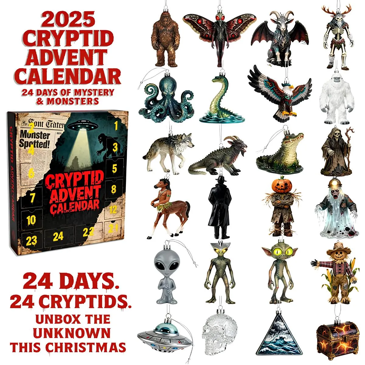👁️Mysteries of the Unknown – 2025 Cryptid Advent Calendar