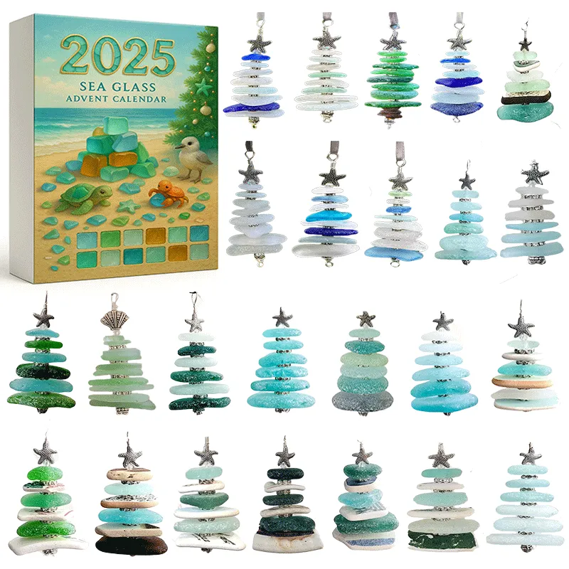 Sea Glass Christmas Tree Advent Calendar 2025