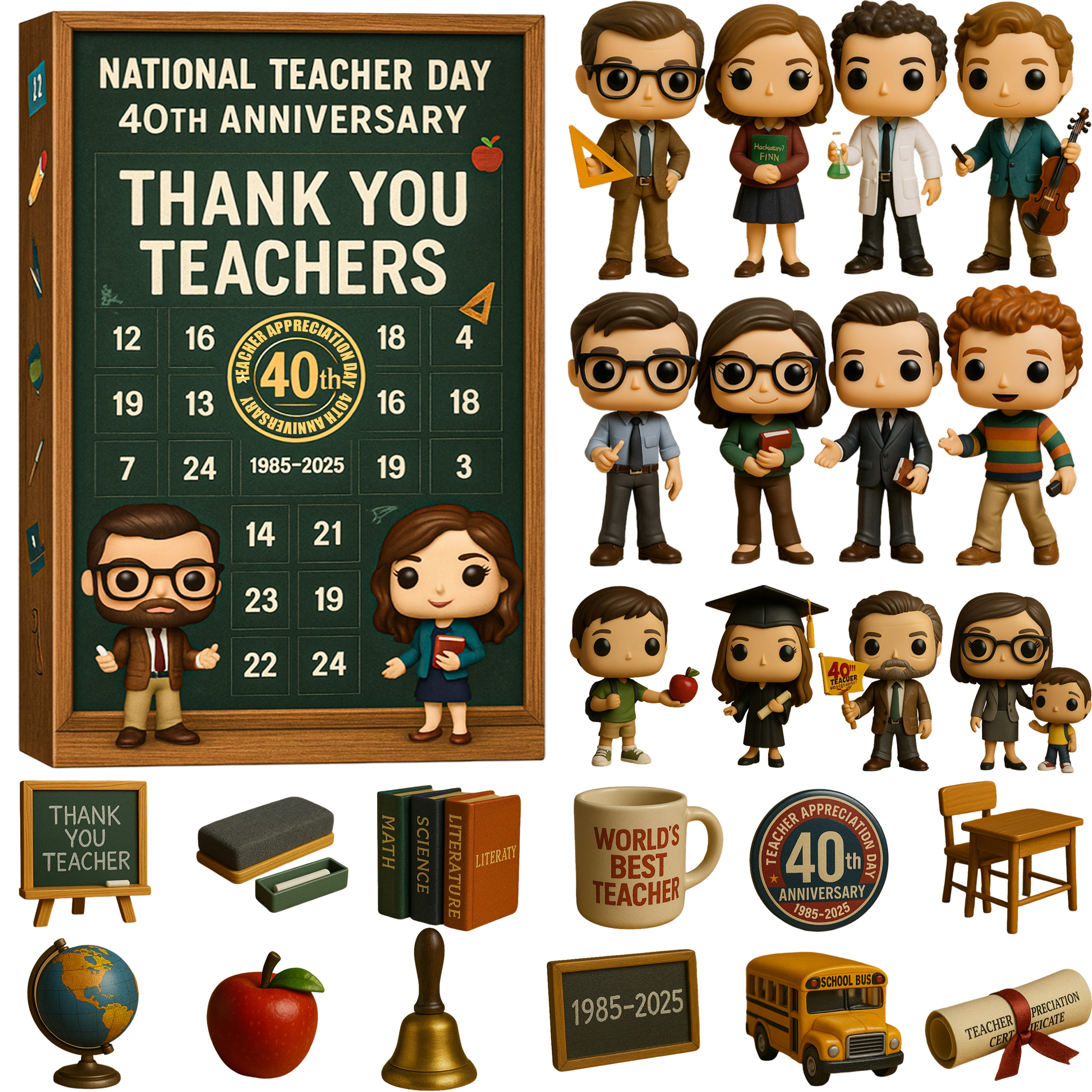 National Teacher Day · 40th Anniversary Advent Calendar
