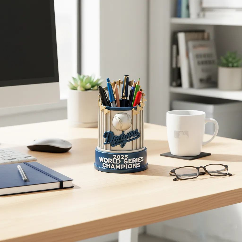 2025 L.A. Dodgers Championship Commemorative Pen Holder