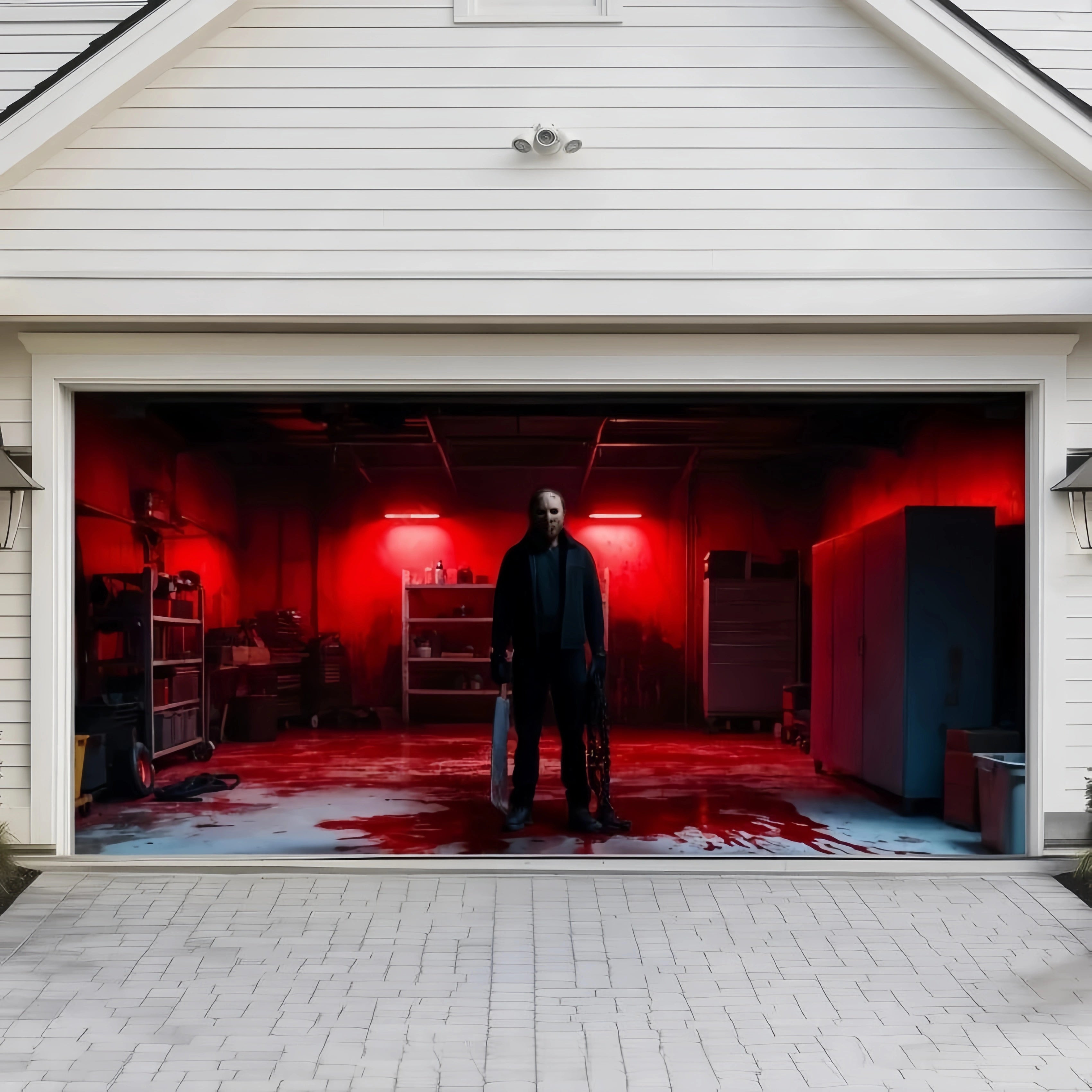 🔥Limited-time 50% off sale | Halloween Garage Door Cover