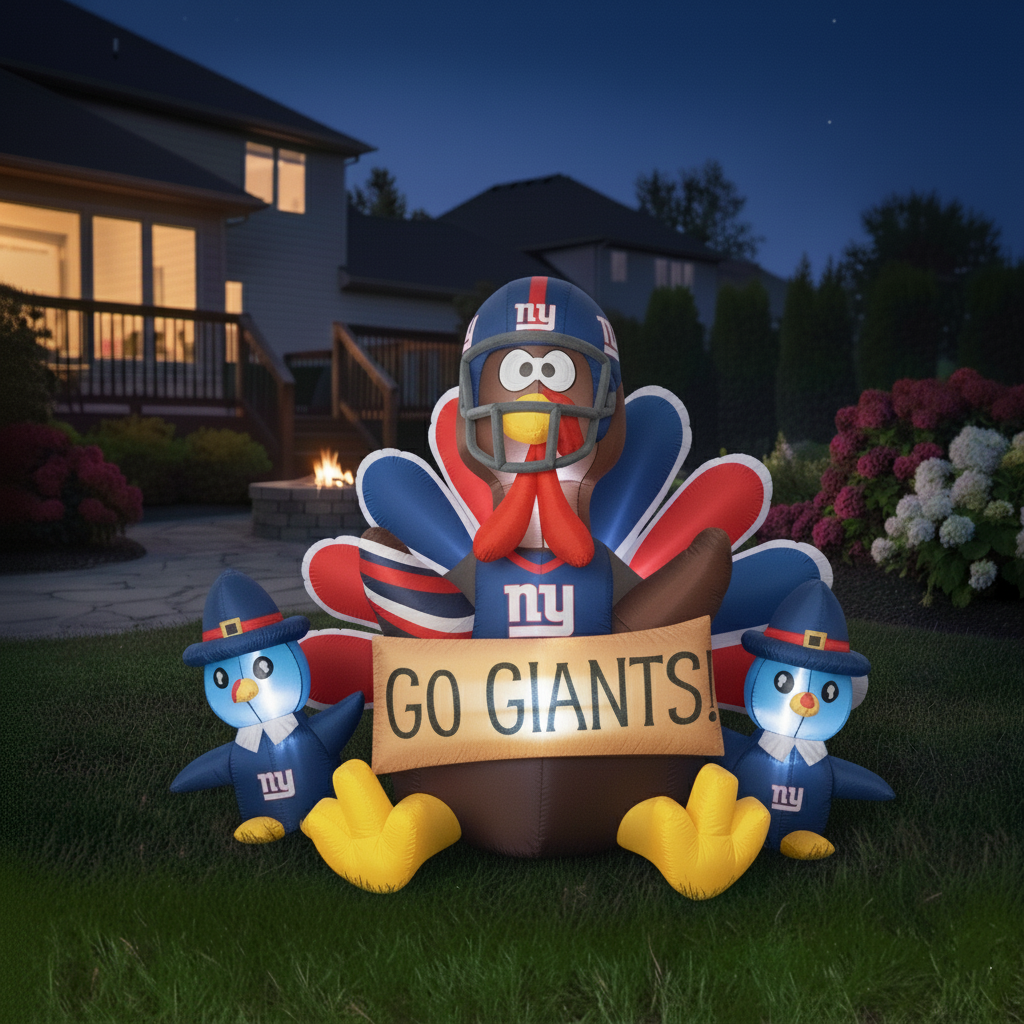 🦃 NFL Team Inflatable Thanksgiving Turkey Decoration