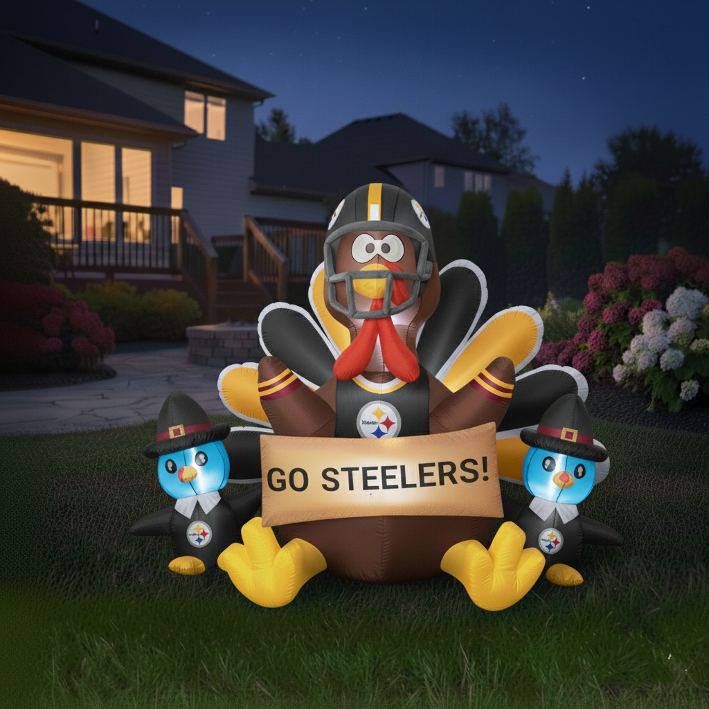 🦃 NFL Team Inflatable Thanksgiving Turkey Decoration
