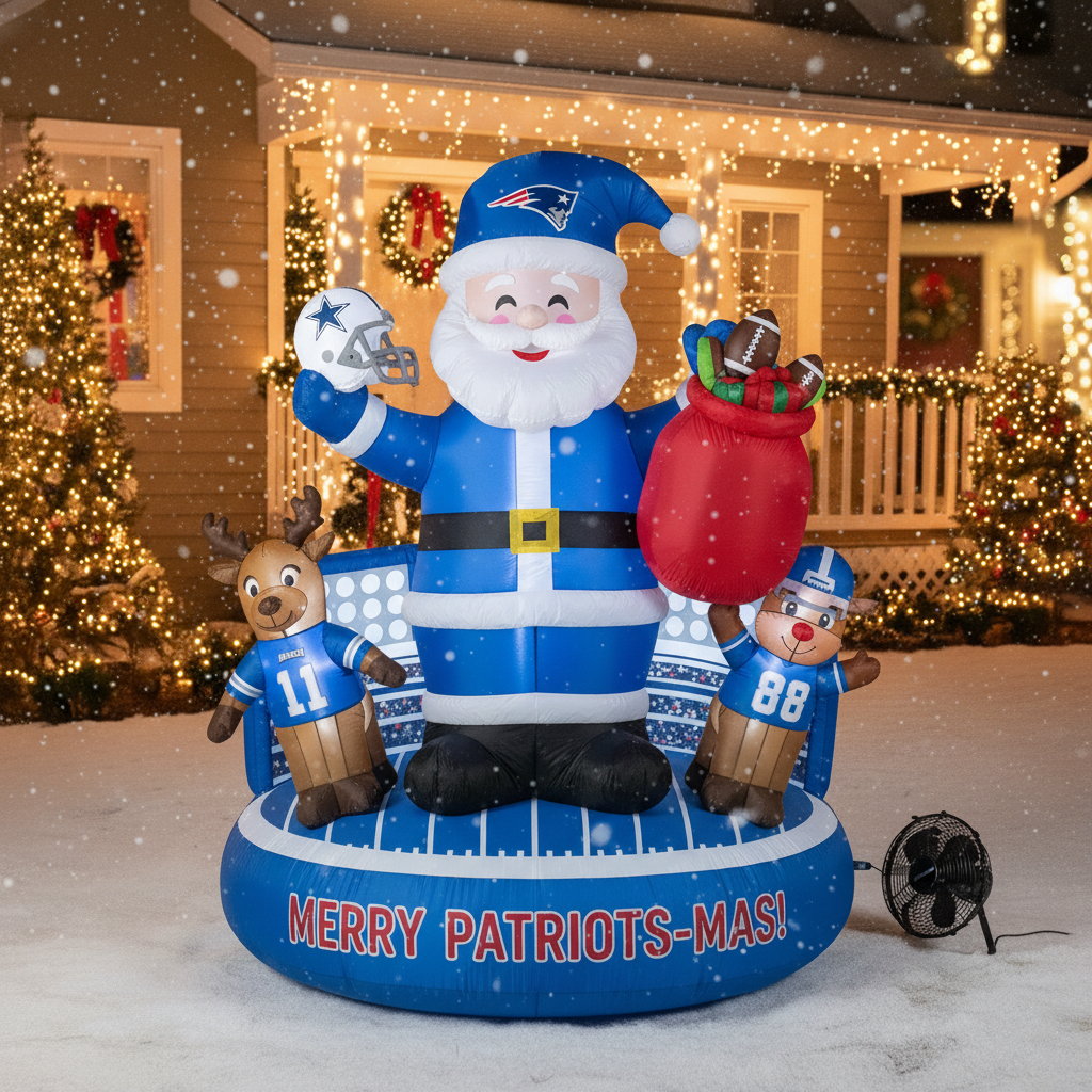 Christmas Inflatable – Team-Themed Santa & Reindeer