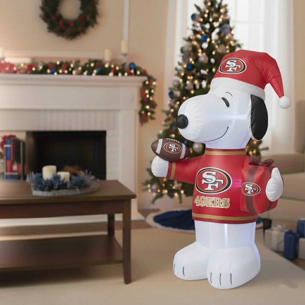🎄 Inflatable Football Team Christmas Snoopy