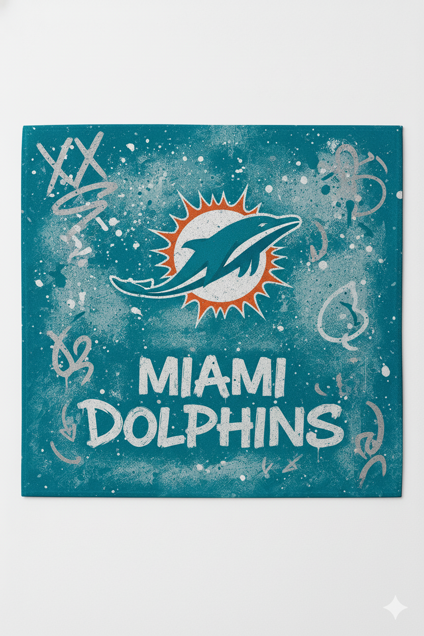 NFL Team Graffiti Art Placemats - Show Your Team Pride!