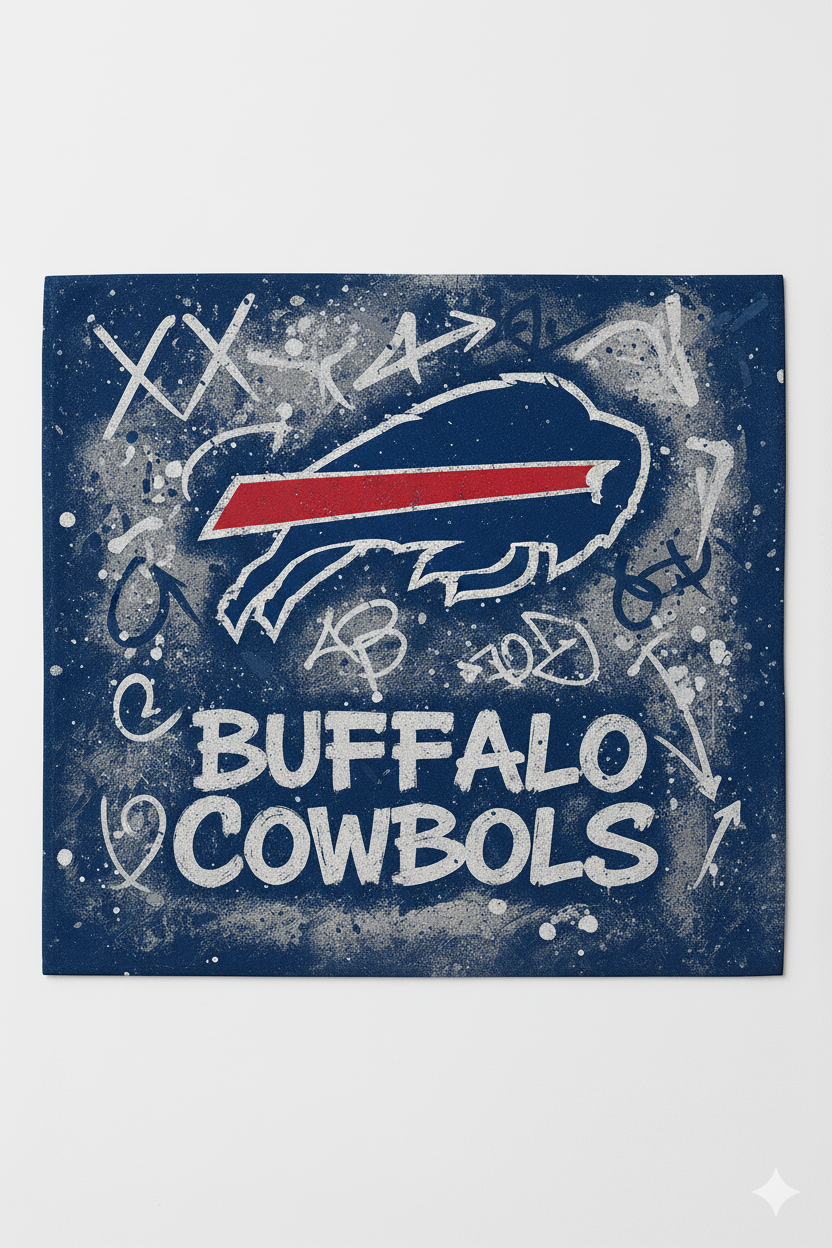 NFL Team Graffiti Art Placemats - Show Your Team Pride!