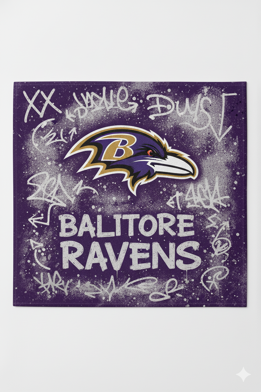 NFL Team Graffiti Art Placemats - Show Your Team Pride!