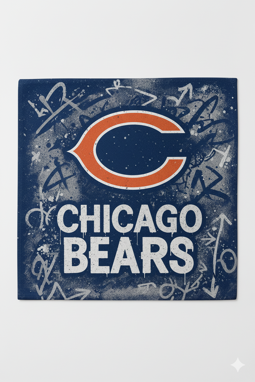 NFL Team Graffiti Art Placemats - Show Your Team Pride!