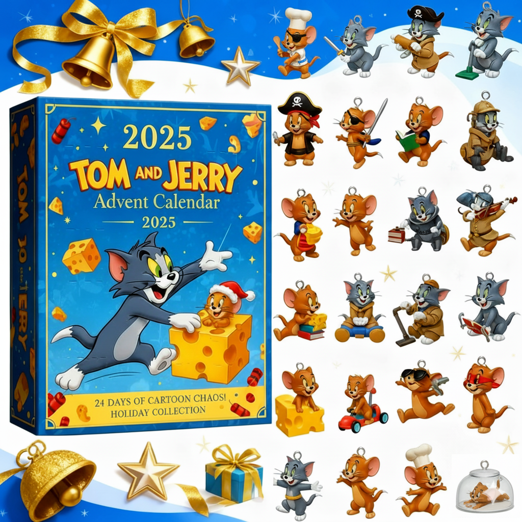 🐱🐭 2025 Tom and Jerry Advent Calendar: 24 Days of Cartoon Chaos! 🎁