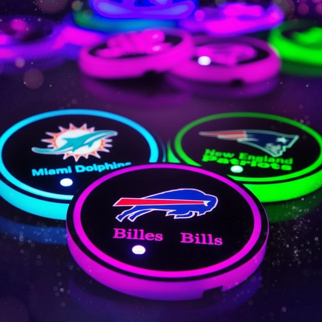 NFL Team Glowing LED Coasters