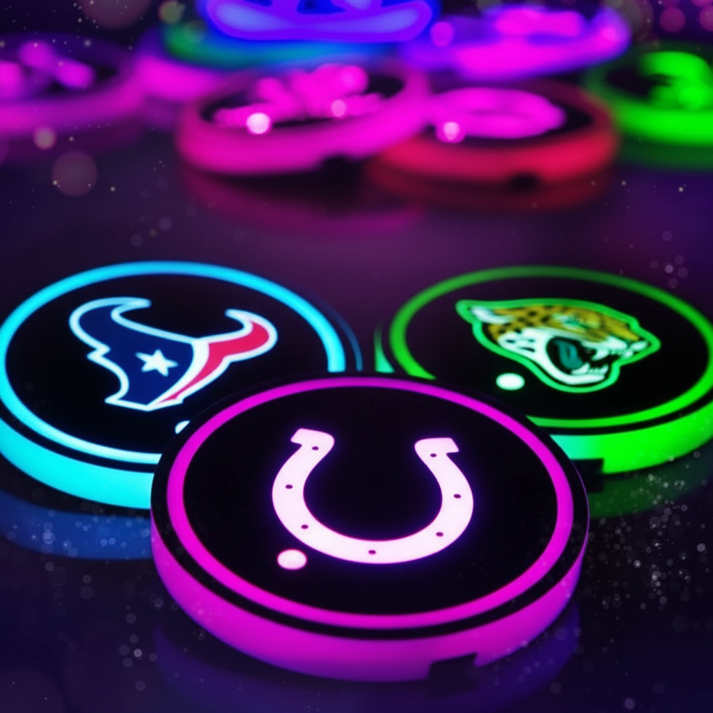 NFL Team Glowing LED Coasters
