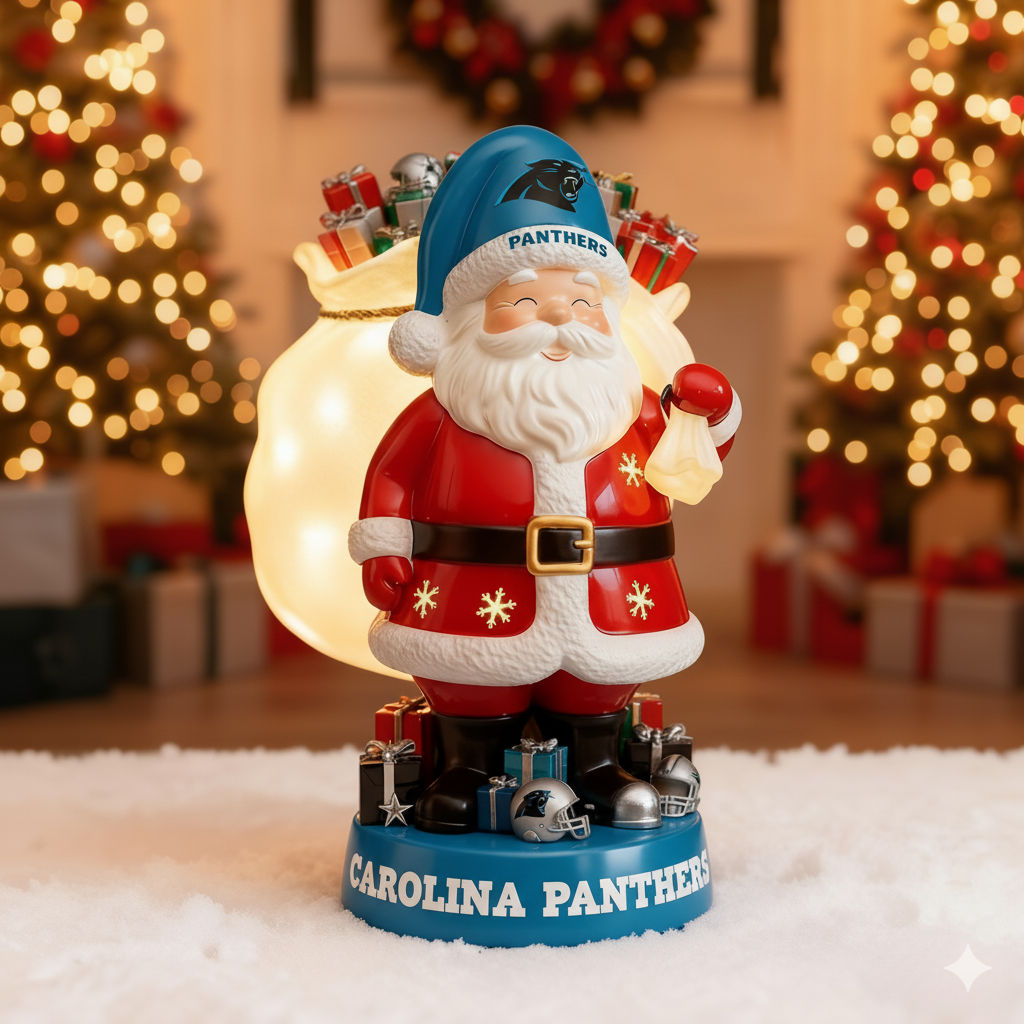 NFL Santa Claus LED Lit Holiday Statuary - Collector's Edition