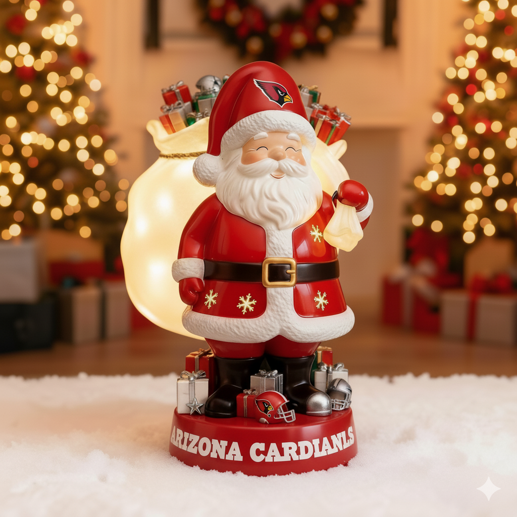 NFL Santa Claus LED Lit Holiday Statuary - Collector's Edition