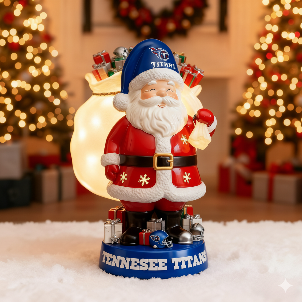 NFL Santa Claus LED Lit Holiday Statuary - Collector's Edition