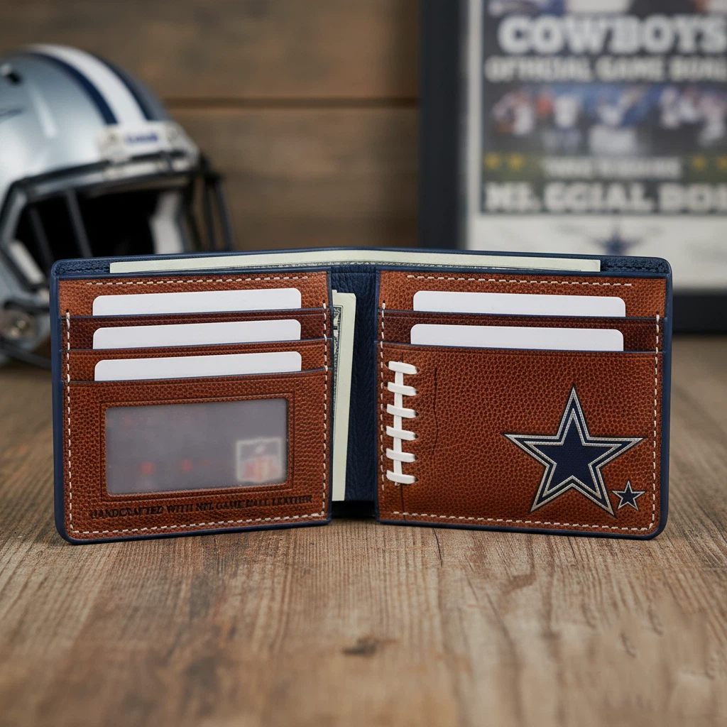 NFL Official Football Leather Wallet 