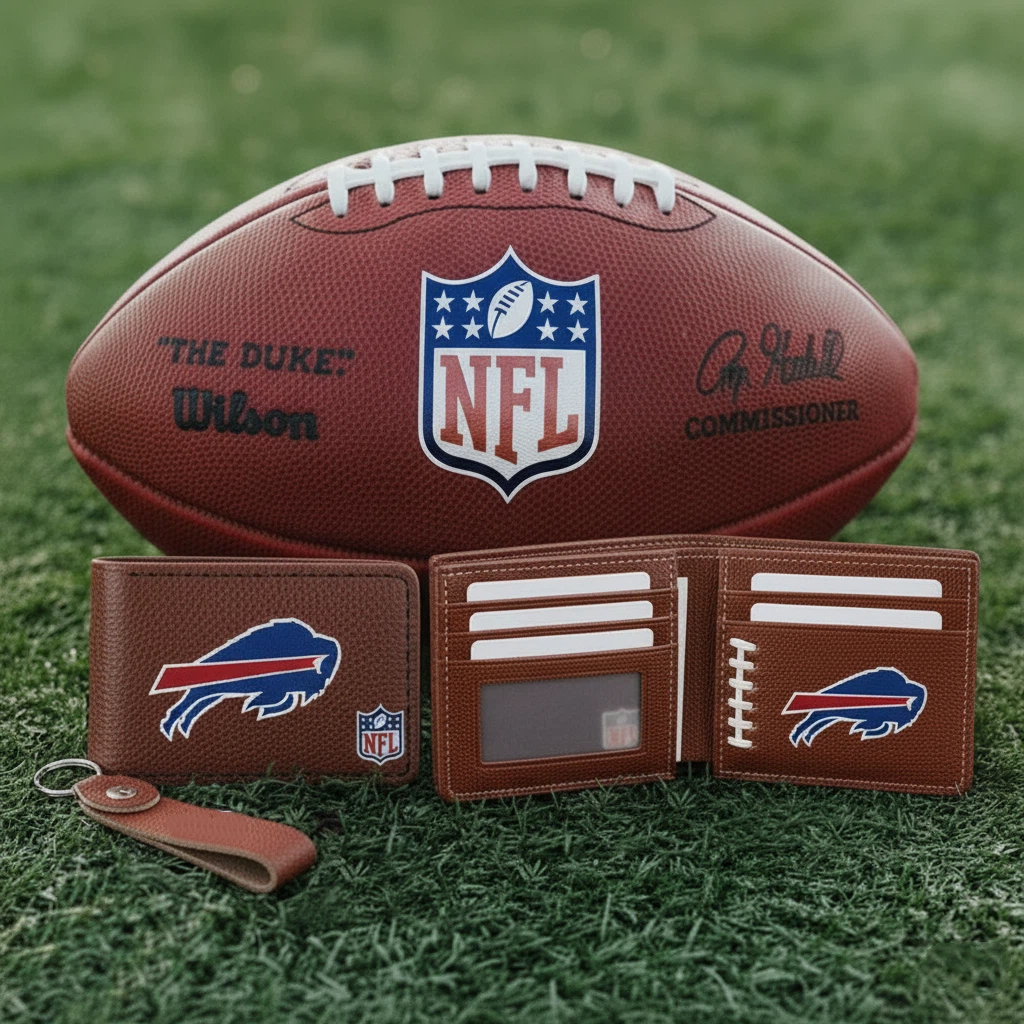 NFL Official Football Leather Wallet 