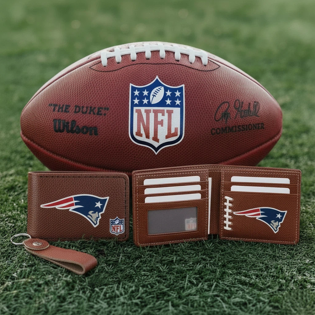 NFL Official Football Leather Wallet 