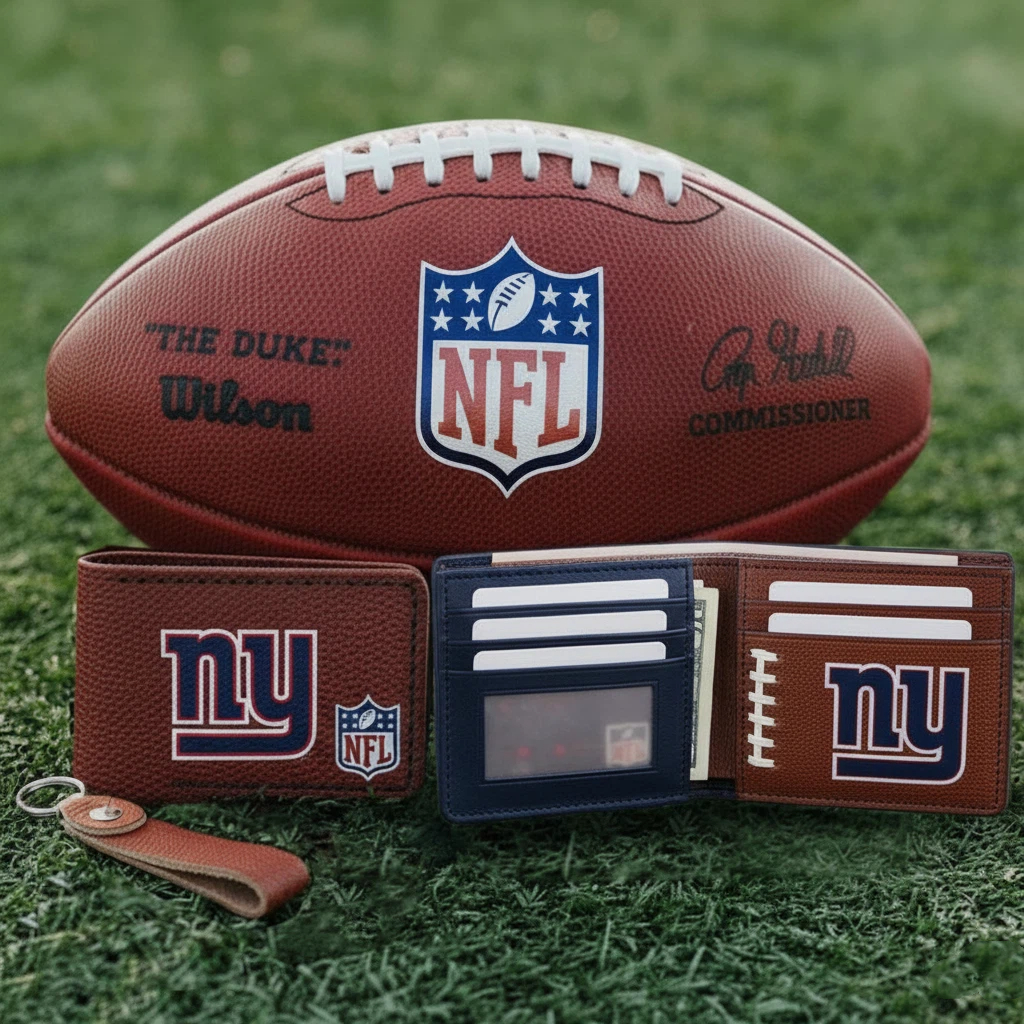 NFL Official Football Leather Wallet 