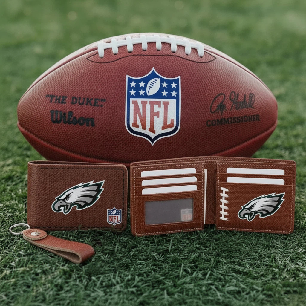 NFL Official Football Leather Wallet 