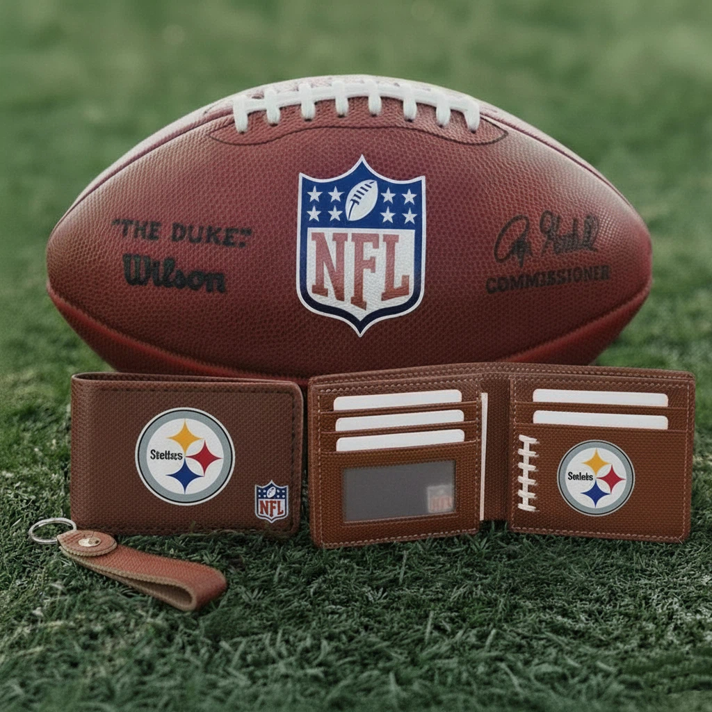 NFL Official Football Leather Wallet 