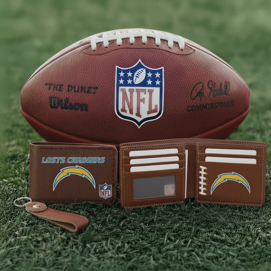 NFL Official Football Leather Wallet 