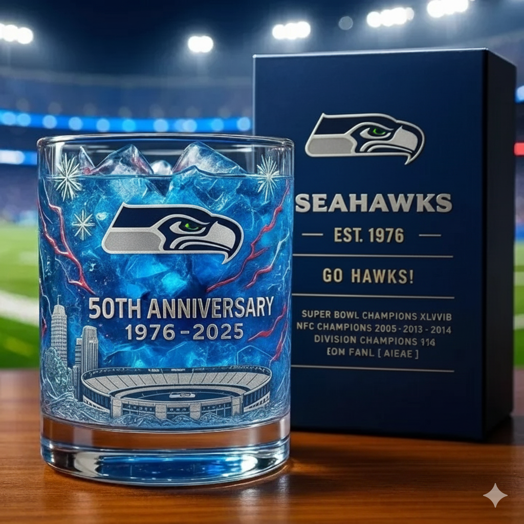 🏈Football Team Collectible Anniversary Whiskey Glass 🥃 (Including all teams)