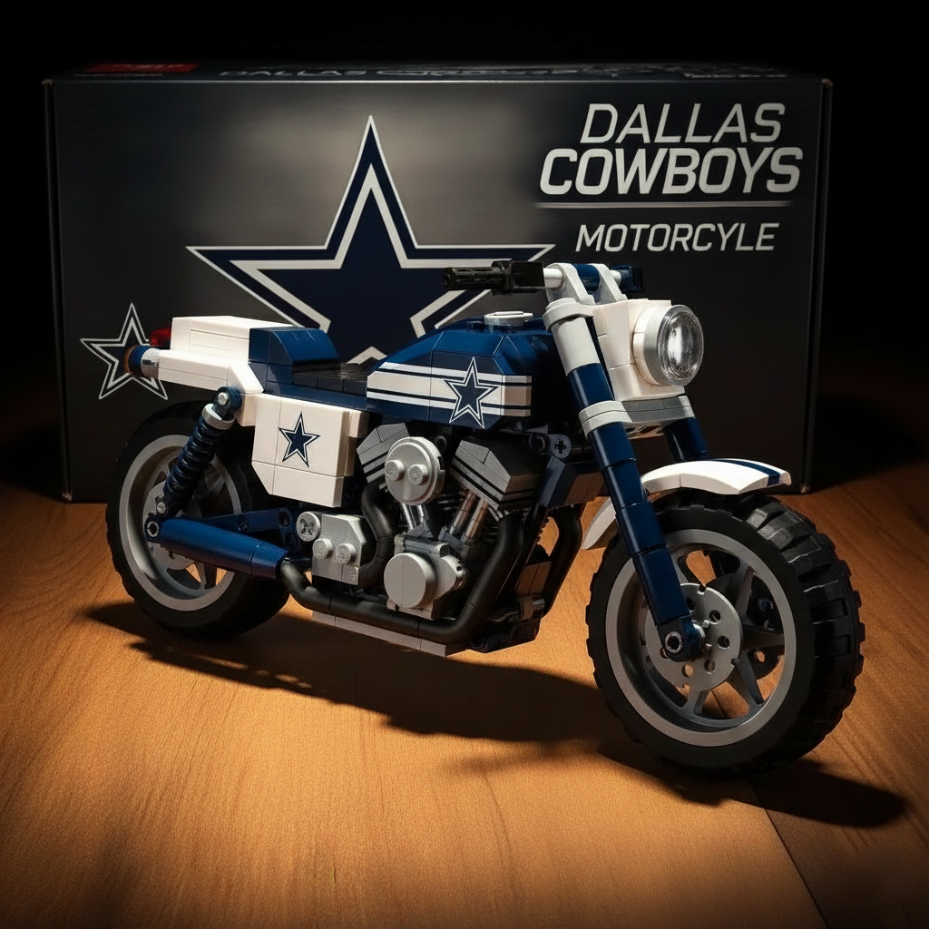 🔥Buy 2 Get 2 Free 🔥🏈NFL Team Lego Motorcycle