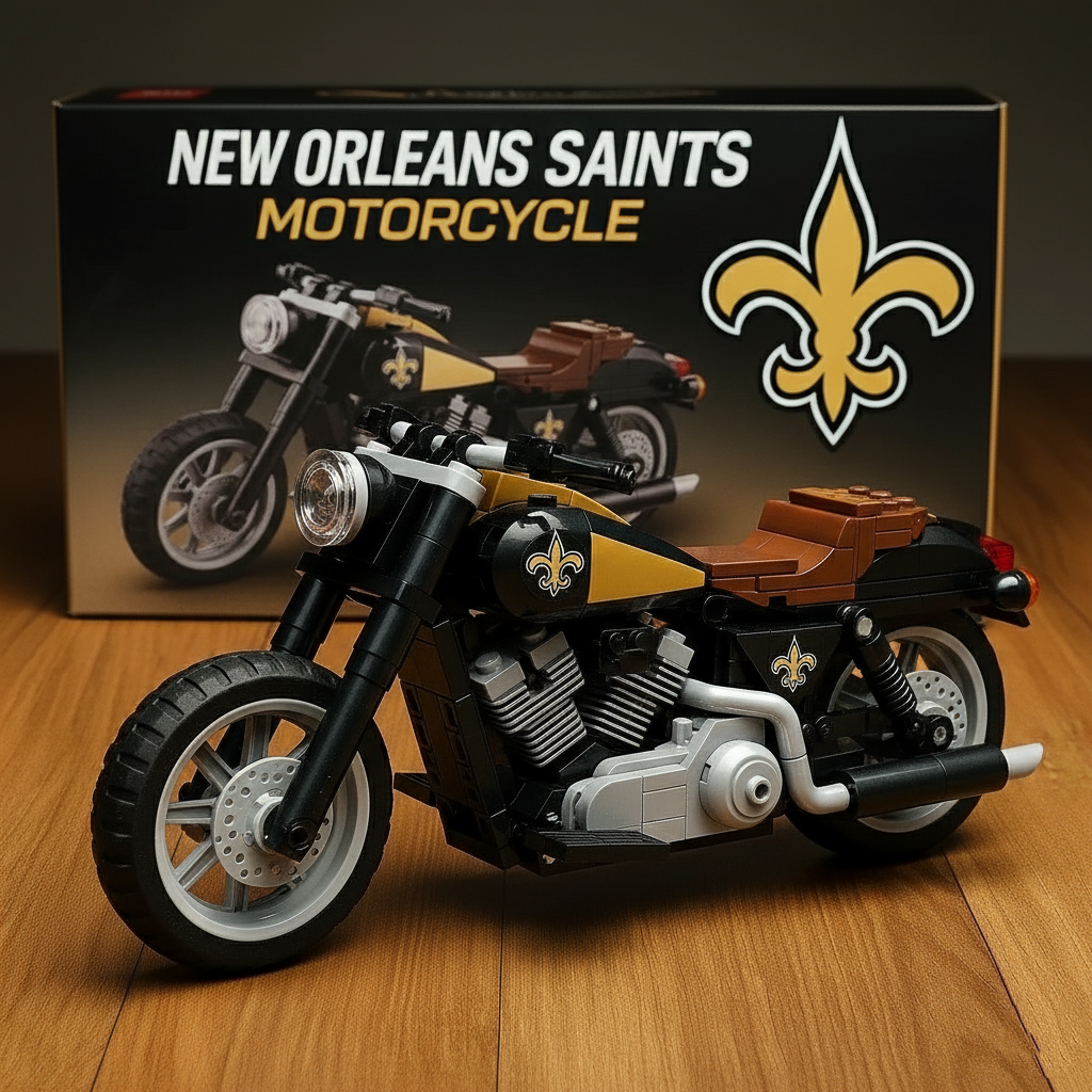 🔥Buy 2 Get 2 Free 🔥🏈NFL Team Lego Motorcycle
