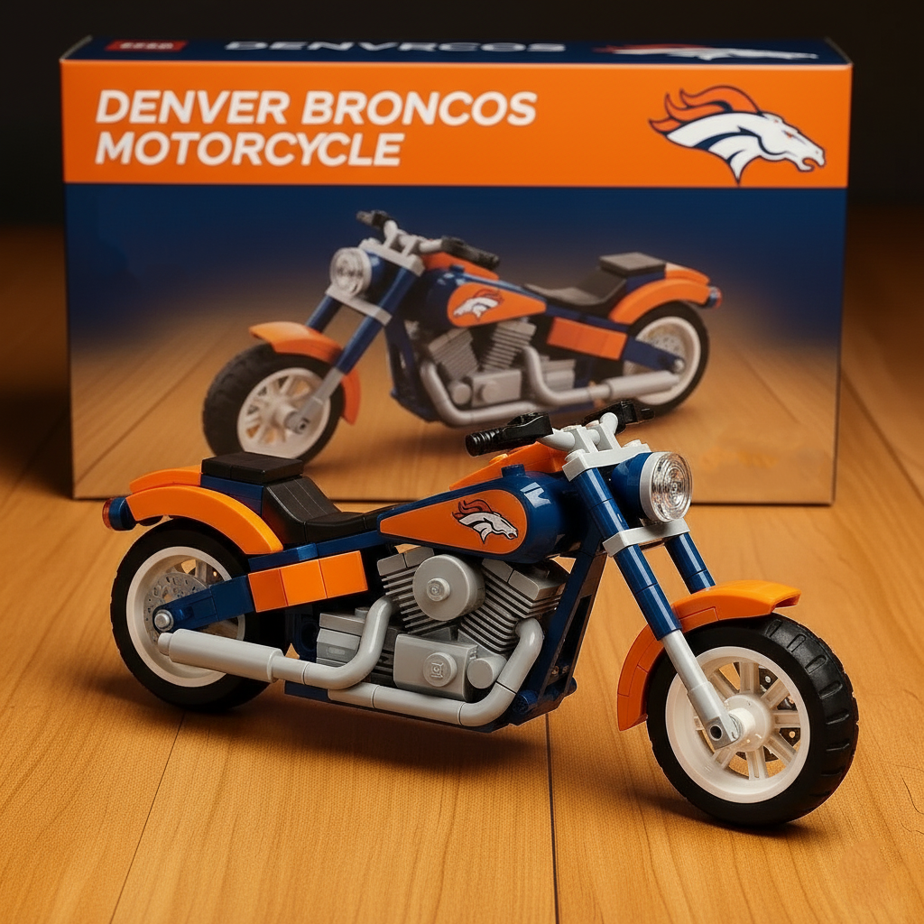 🔥Buy 2 Get 2 Free 🔥🏈NFL Team Lego Motorcycle