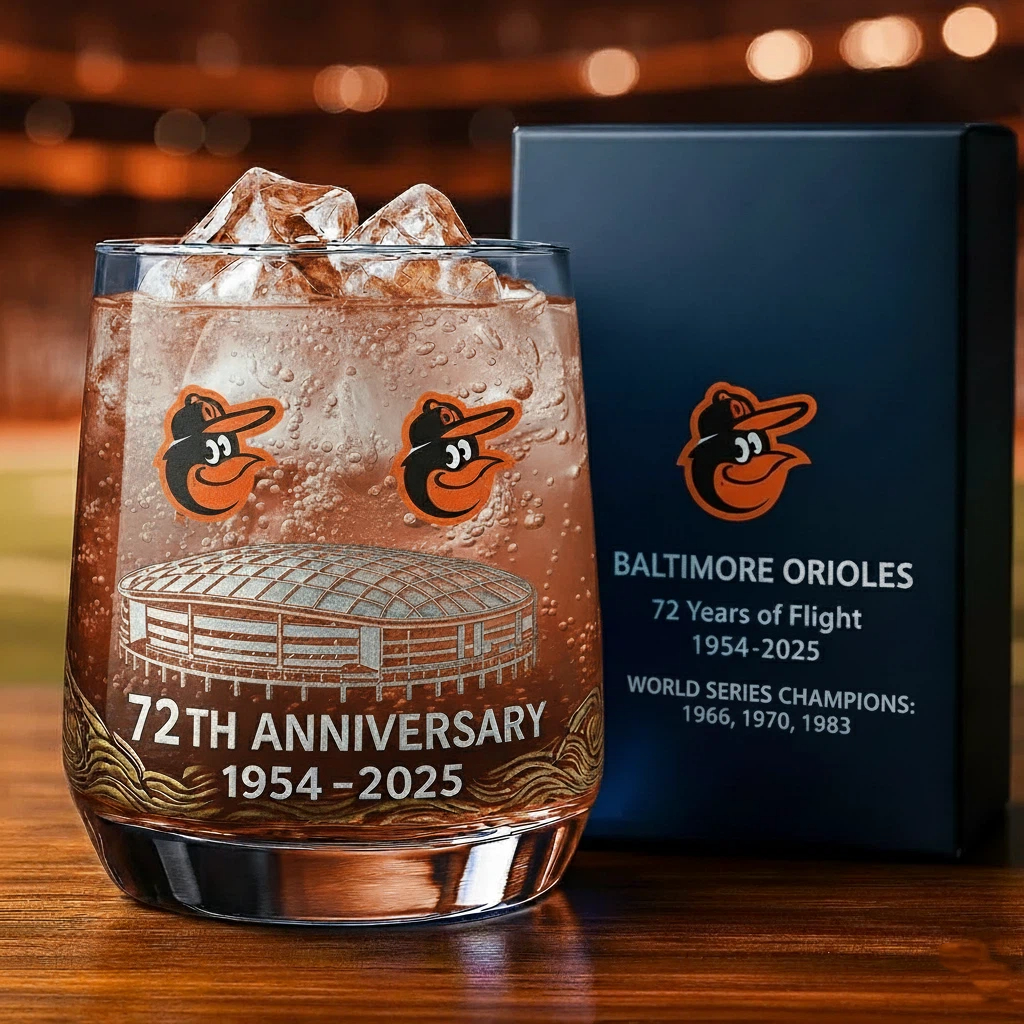 ⚾Baseball Team Collectible Anniversary Whiskey Glass 🥃