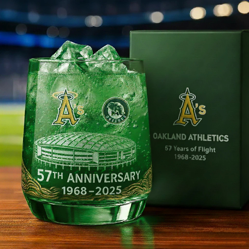 ⚾Baseball Team Collectible Anniversary Whiskey Glass 🥃