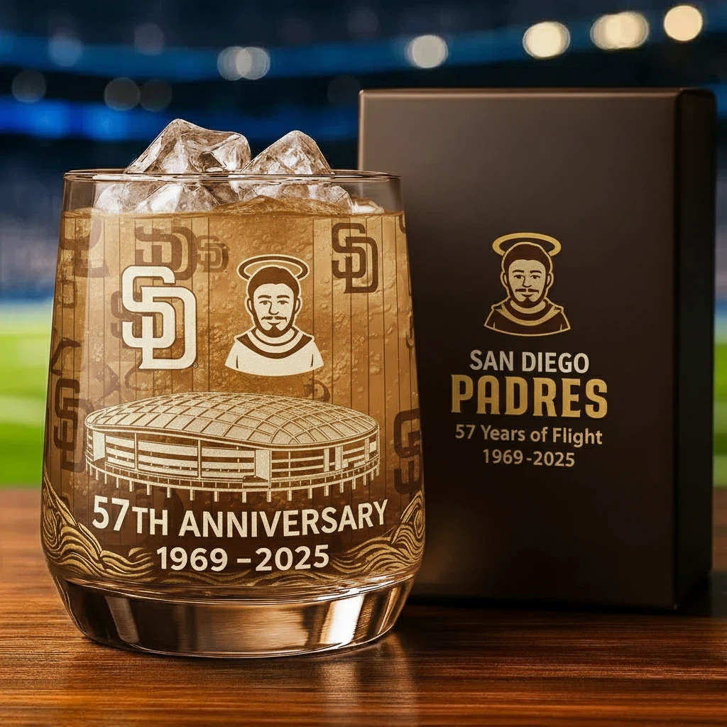 ⚾Baseball Team Collectible Anniversary Whiskey Glass 🥃