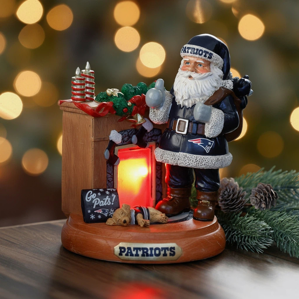 🏈NFL Team Santa Fireplace Figurine