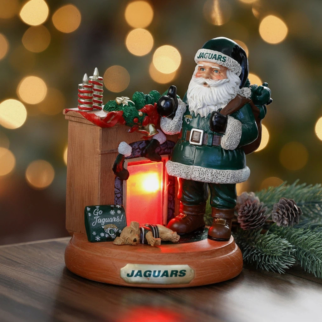 🏈NFL Team Santa Fireplace Figurine