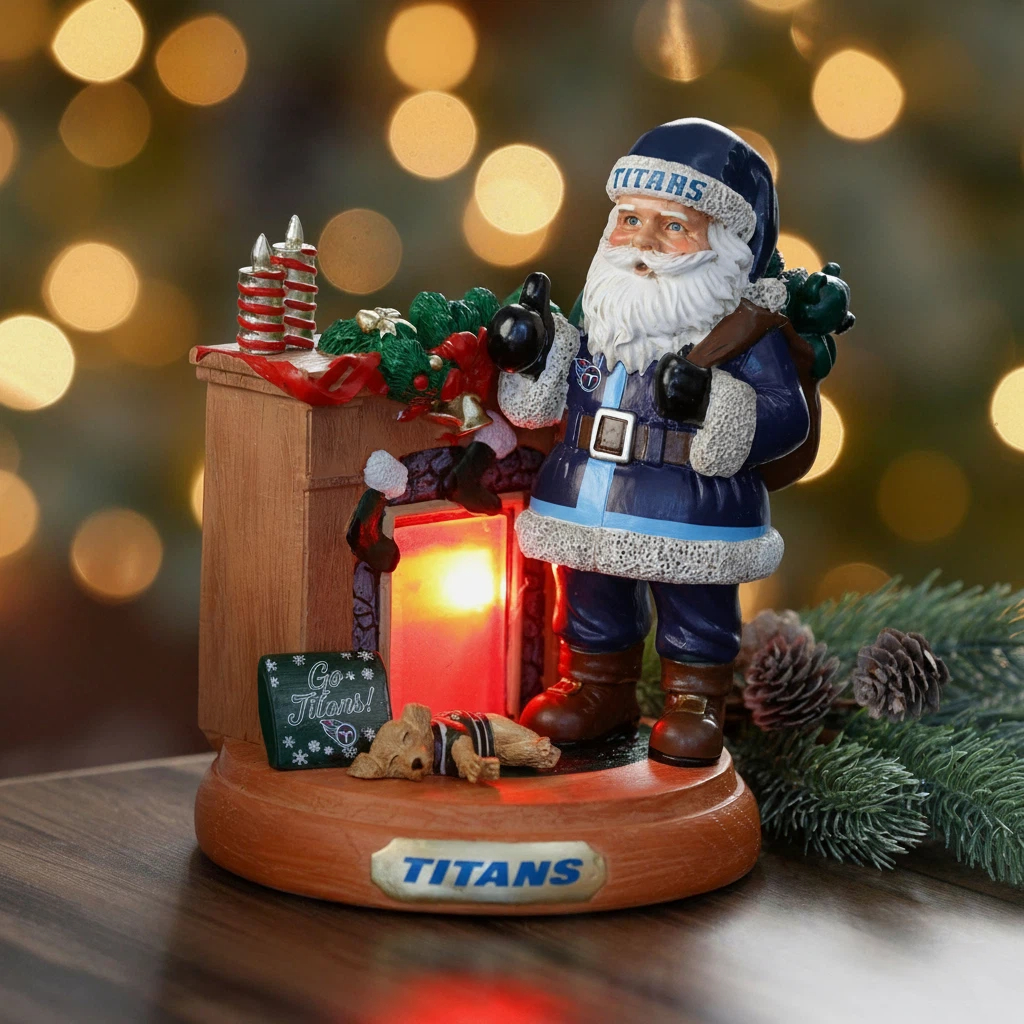🏈NFL Team Santa Fireplace Figurine