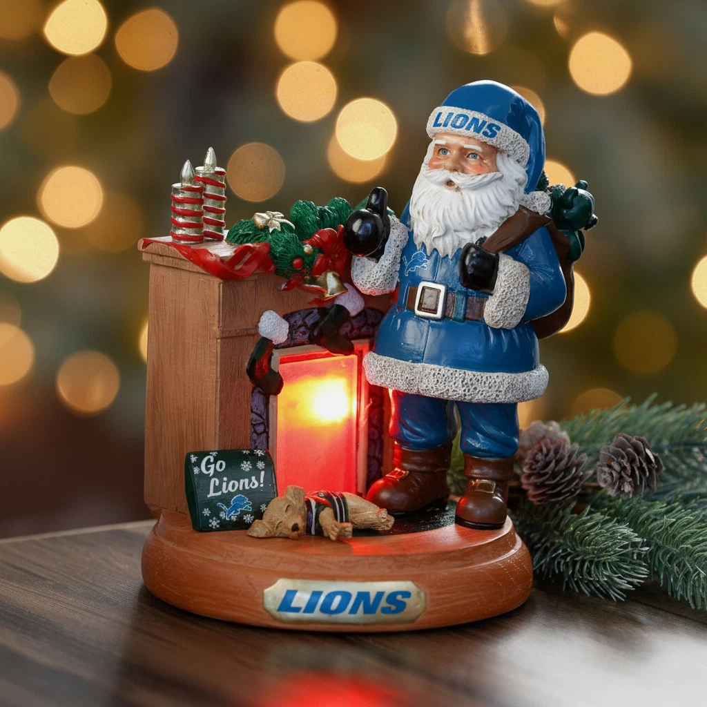 🏈NFL Team Santa Fireplace Figurine