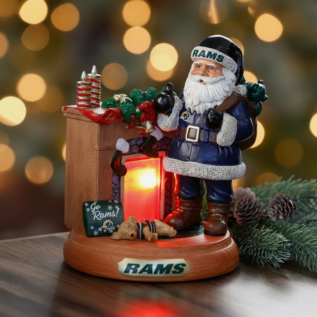 🏈NFL Team Santa Fireplace Figurine