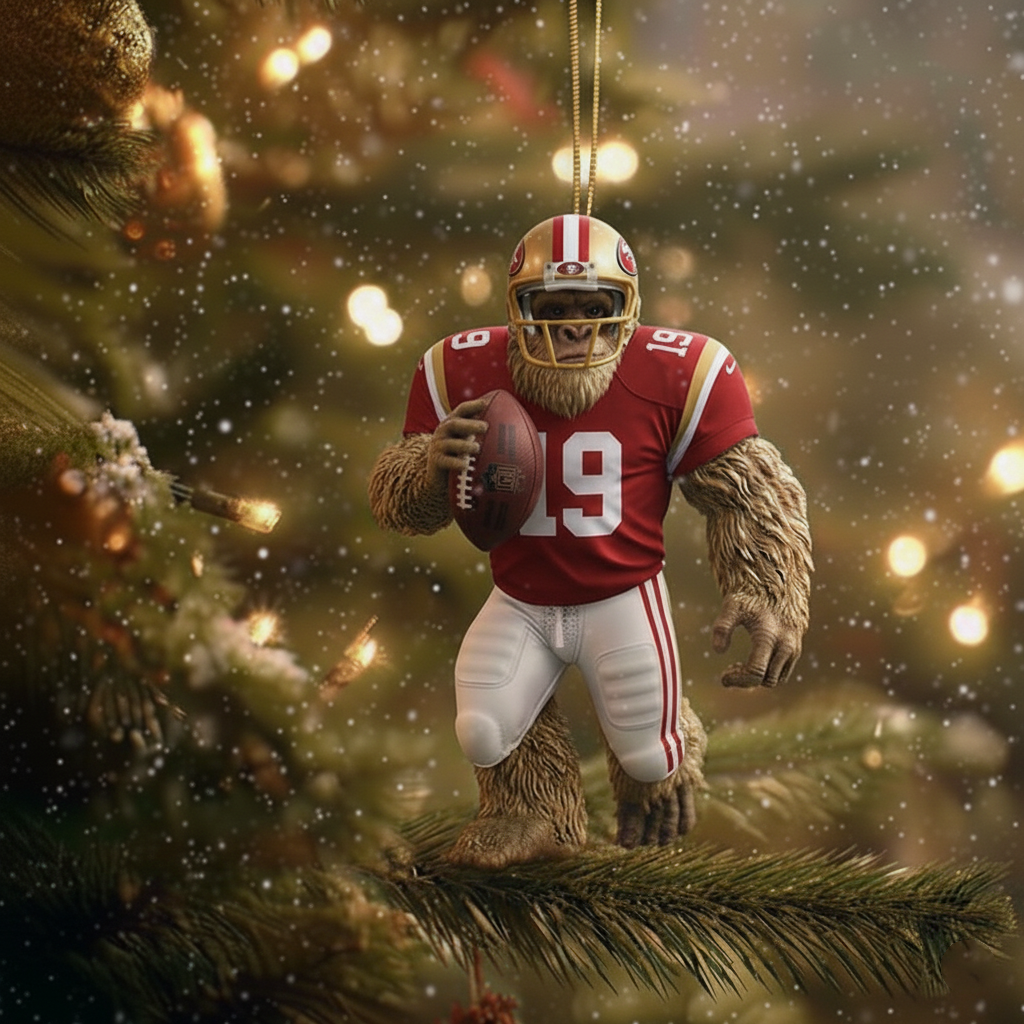 🔥Buy 3 Get 4 Free 🔥🏈NFL Team Bigfoot ornament