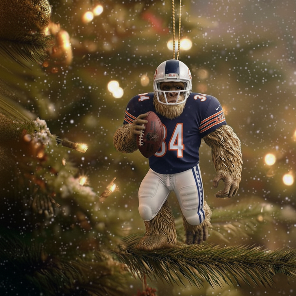 🔥Buy 3 Get 4 Free 🔥🏈NFL Team Bigfoot ornament