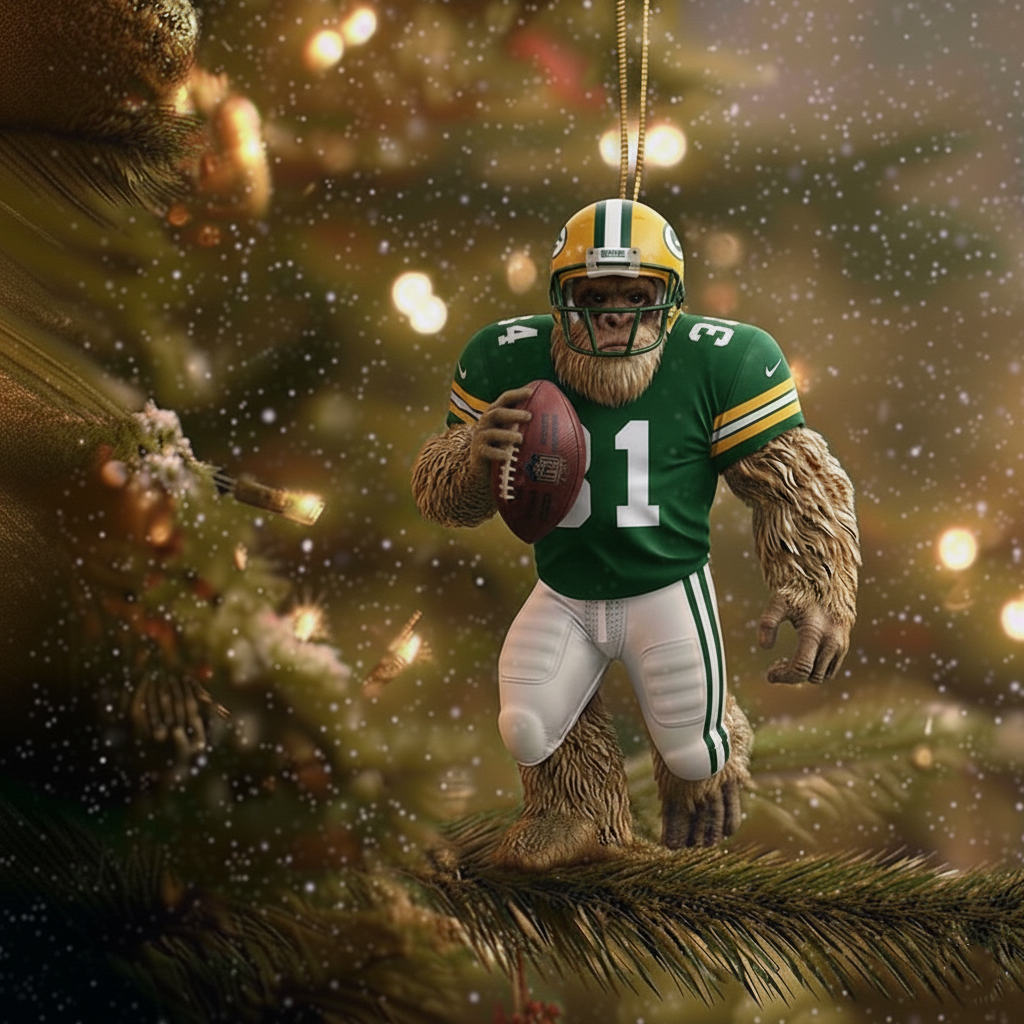 🔥Buy 3 Get 4 Free 🔥🏈NFL Team Bigfoot ornament