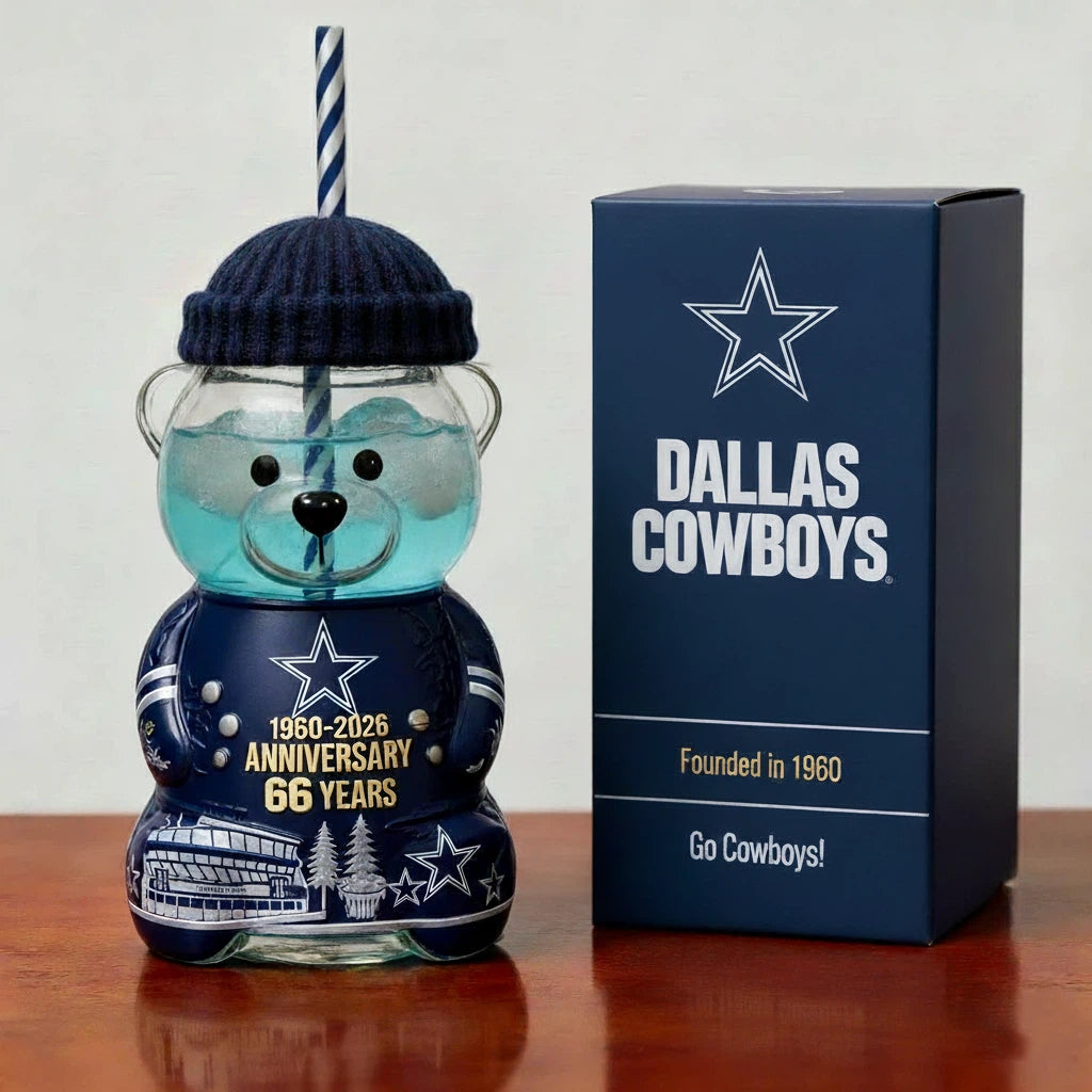 Dallas Cowboys 2026 Anniversary Bear Drinkware