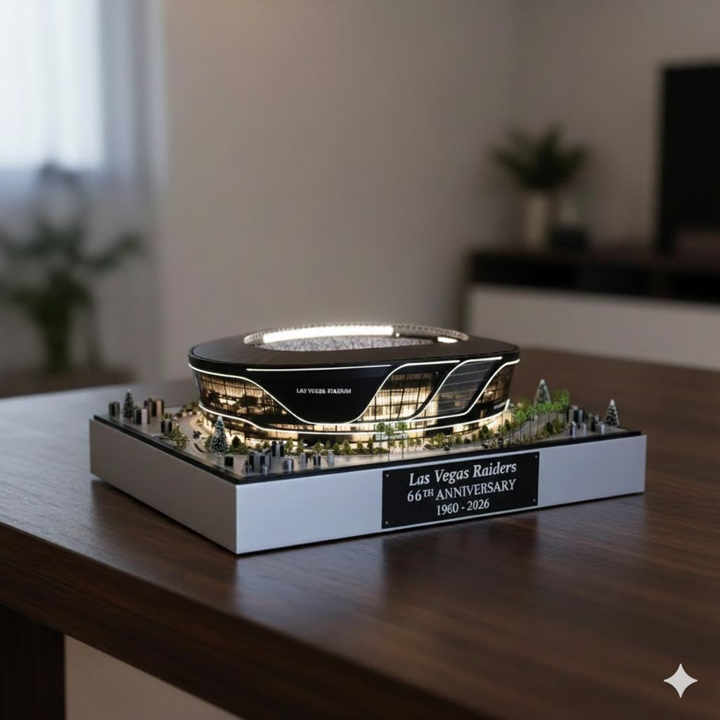 Las Vegas Raiders' 66th Anniversary Allegiant Stadium Collectible Model