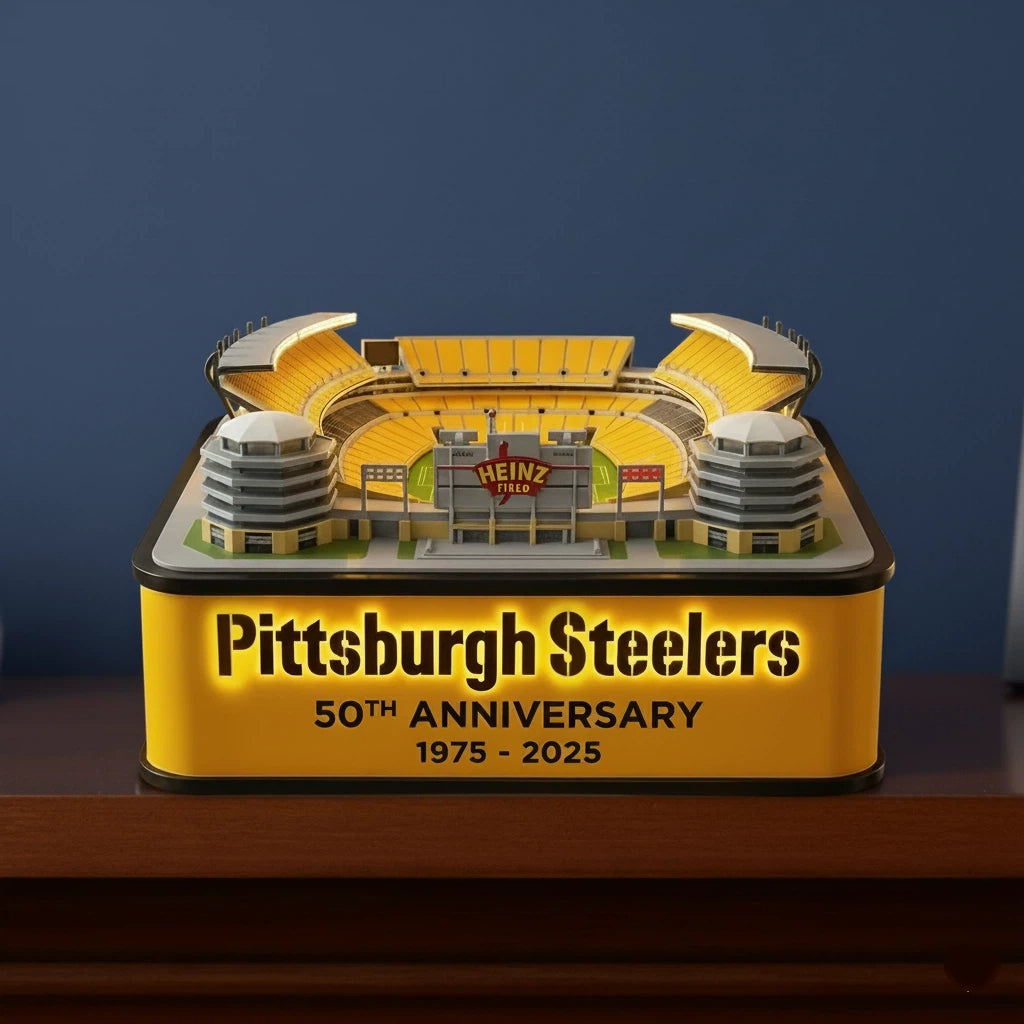 Pittsburgh Steelers 50th Anniversary Heinz Field Light-Up Collectible Model